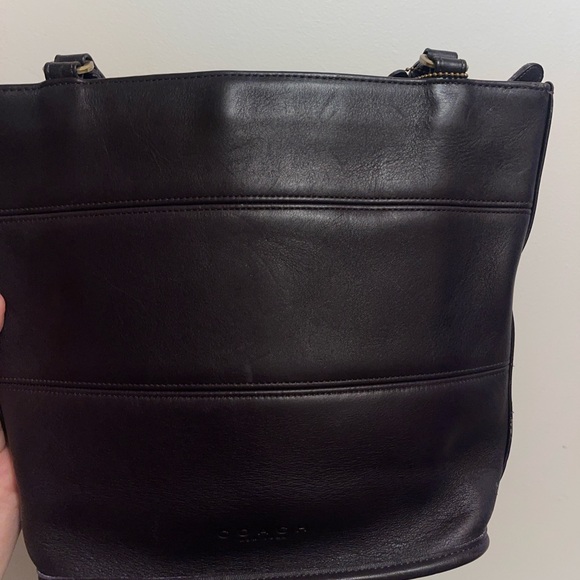 Vintage Coach Tribeca bag // eggplant purple // RARE - Picture 9 of 9